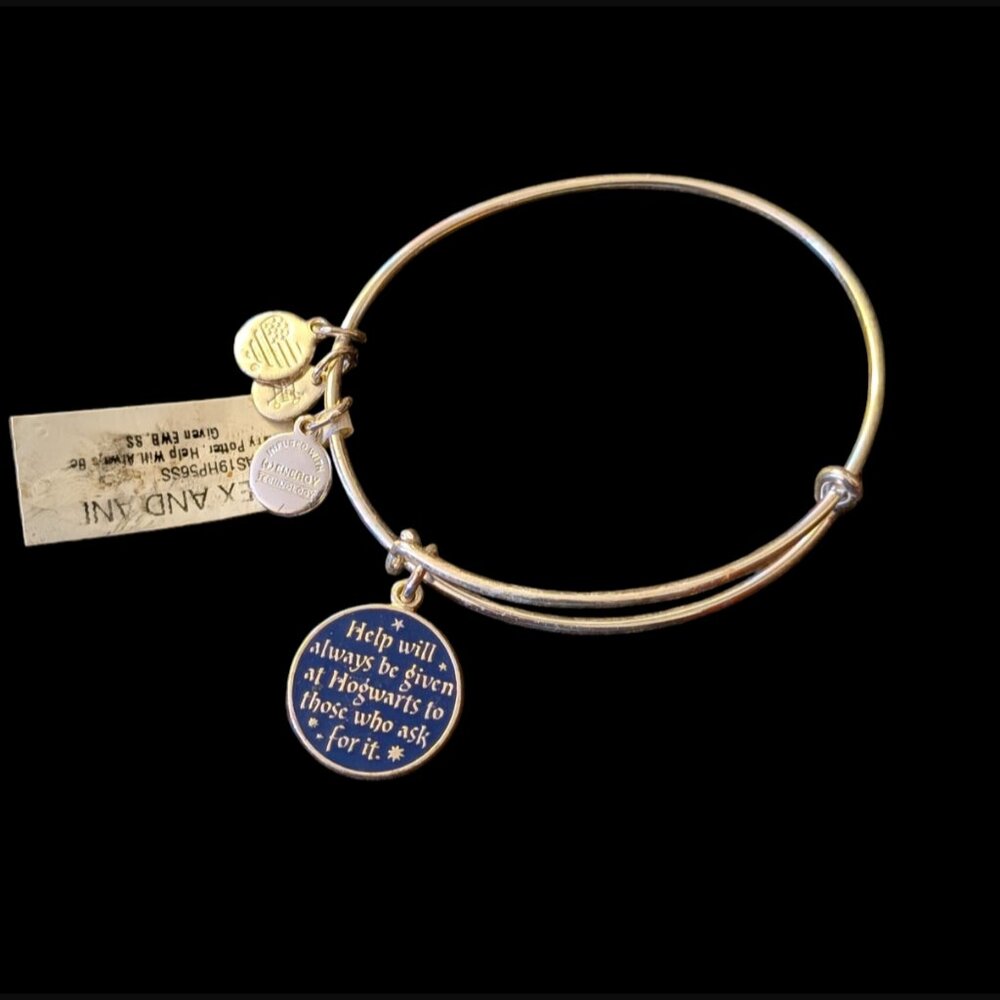 Alex And Ani Harry Potter Help Will Always Be Given At Hogwarts OSFM Bracelet